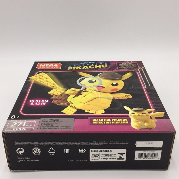 Pokemon Detective Pikachu 271 Pieces Building Block Set Mega Construx - Picture 8 of 9